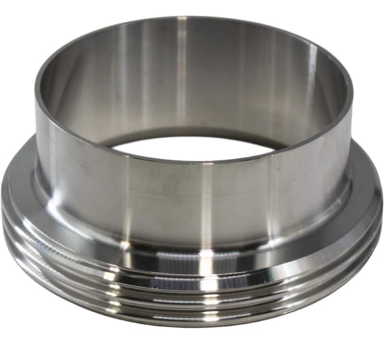 Резьбовой патрубок NEWKEY AISI 304, DIN 11851, DN 100 (104мм), L=45мм NK-PBrm100/4