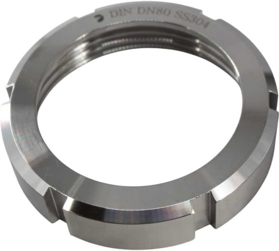 Шлицевая гайка NEWKEY AISI 304, DIN 11851, DN80 NK-SN80/4