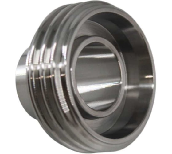 Резьбовой патрубок NEWKEY AISI 304, DIN 11851, DN20 (22мм), L=24мм NK-PBrm20/4