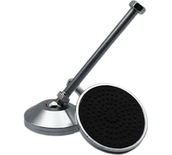 Опора регулируемая шарнирная UnitMC 80хМ12х150 (основание сталь, винт сталь) 400203 80хM12x150