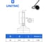 Опора регулируемая шарнирная UnitMC 80хМ12х150 (основание сталь, винт сталь) 400203 80хM12x150 5