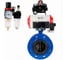 Затвор дисковый DN.ru GGG40-304-EPDM-2W-F-H Ду50 Ру16 пневмопривод DA-105, пневмораспределитель 24VDC, БКВ LSB-410, БПВ D050-56602 2