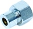 Соединение прямое обжимное ВР 1/2х3/8х10 (хром) SMT 664С0403 1
