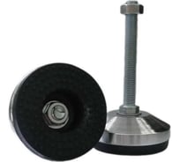 Опора винтовая регулируемая UnitMC 80хМ12х100 (основание сталь, винт сталь) 400204 80хМ12х100