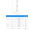 Опора винтовая регулируемая UnitMC 80хМ12х100 (основание сталь, винт сталь) 400204 80хМ12х100 7