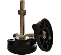 Опора винтовая регулируемая UnitMC 100хМ16х100 (основание PA66, винт сталь) GD100-M16-L100-C2