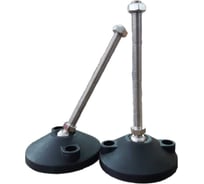 Опора регулируемая шарнирная UnitMC 100хМ12х150 (основание PA66, винт сталь) 400201 100xM12x150 400201 100хМ12х150