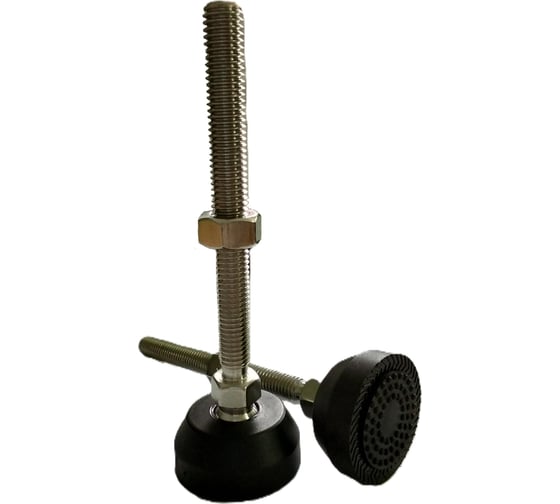 Опора регулируемая шарнирная UnitMC 40хМ10х100 (основание РА66, винт сталь нержавеющая) DGS40-10100SS