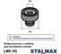 Виброгаситель Stalmax LMS VD 23 D10,2 с шайбой для резьбовых стержней (арт. 10546) каучук (уп. 100 шт) 10546-023 8