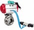 Затвор DN.ru дисковый 304-304-EPDM-2W-T-H Ду32 Ру10 резьбовой, пищевая нерж. сталь, пневмопривод SA-065, пневмораспр. (2EM) 220VAC, МППП-200 D050-90052 1