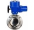 Затвор DN.ru дисковый 304-304-EPDM-2W-T-H Ду32 Ру10 резьбовой, пищевая нерж. сталь, эл.привод QT-W (M)-005 220В D050-90124 1