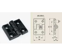 Петля (шарнир) для дверей Holzer Flexo 733 50х62 P733