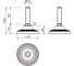 Опора Elesa+Ganter LV.A-125-APS-M24x95 306971 2