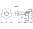 Ручка Elesa+Ganter VCT.40 p-M8x35-C5, 7 шт 69915-C5 2