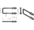 Скоба Elesa+Ganter GN 951.2-M10-46-129-ST 4687207439749 3