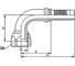 Фитинг TITAN LOCK DN 08 JIC (Г) 9/16 (90), уп. 1 шт., TL-JIC08F9/16-90 2
