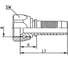 Фитинг TITAN LOCK DN 16 JIC (Г) 1.1/16, уп. 1 шт., TL-JIC16F1.1/16 2