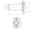 Линейный подшипник ISKRA LMH12L-UU (KBHL12PP), LMH12LUU-ISKRA 2
