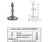 Опора из нержавеющей стали MVT.tech MF14.80.100SS MVT MF14.80.100SSMVT 3