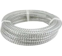 Пищевой ПВХ шланг TITAN LOCK прозрачный, арм. стальной спиралью LADOGA, d=25мм, 30 м, TL025LG-PRO_30
