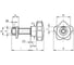 Кулачковый замок Elesa+Ganter VCK.60-64+G-S 68472 2