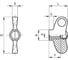 Зажимной барашек Elesa+Ganter EWN.48-B M8-C5, 4 шт 223226-C5 2