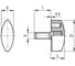 Зажимная ручка Elesa+Ganter CT.476/40 p-M8x40, 8 шт 8466 2