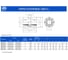 Полумуфта ЕМТ GEB 75-90 TL тип I, под втулку тапербуш 2517 GEB2I075EMT 6