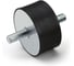 Подушки демфирующие антивибрационные DVA.1-75-25-M12-37-40 Elesa+Ganter 414081 1