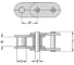 Цепь приводная роликовая однорядная ISKRA B06B-1 B06B1-ISKRAPRO 2