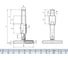Опора Elesa+Ganter GN 341.1-60-M16-125 GN 31-60-M16-123-B3-W 2