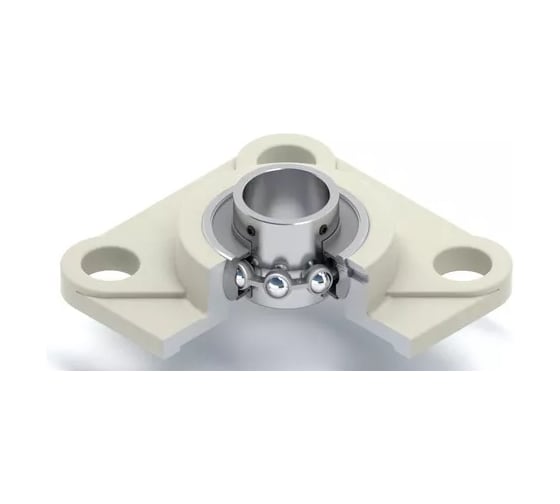 Подшипниковый узел пластиковый ISKRA UCF206 PL/SS, VKUCF206PLSS-ISKRA