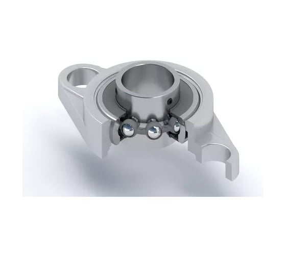Подшипниковый узел нержавеющий ISKRA UCFL204 SS/SS, VKUCFL204SSSS-ISKRA