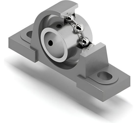 Подшипниковый узел нержавеющий ISKRA UCP205 SS/SS, VKUCP205SSSS-ISKRA
