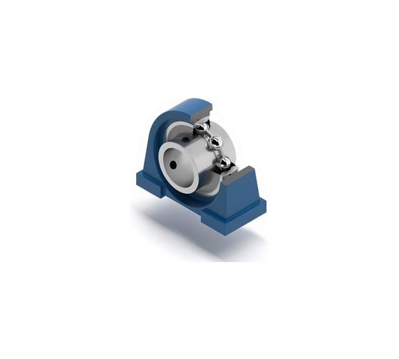 Подшипниковый узел пластиковый ISKRA UCPA206 PL/SS, VKUCPA208PLSS-ISKRA