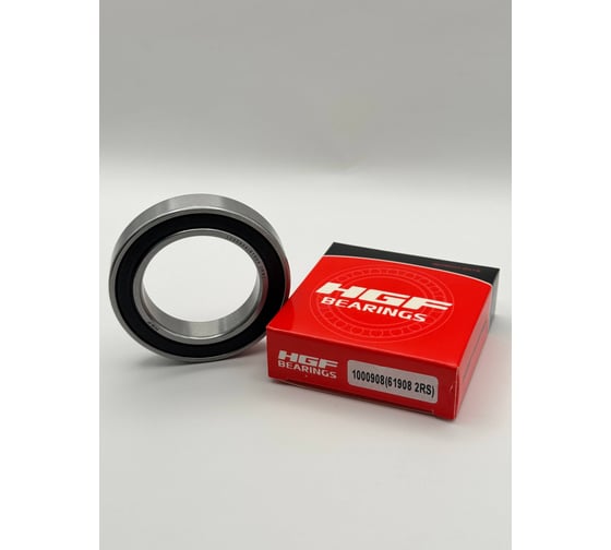Подшипник HGF 1000908 (61908 2RS) 40х62х12мм Т18_73169