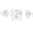 Муфта EMT XL1-22x24 B-B шпон паз, СТАЛЬ XL1D22/24EMT 5