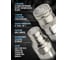 Комплект МЗПО БРС Flat Face G3/8 FIRG (муфта+ниппель+заглушки) FFG38 6