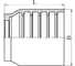 Муфта обжимная Harrison для РВД DN06 1SN2SN2SC HRH-FDN061SN2SN2SC 2