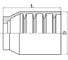 Муфта обжимная Harrison для РВД DN20 4SP4SH HRH-FDN204SP4SH 2