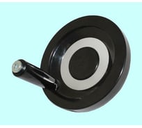 Маховик TLX 80x10x33мм DxdxH цельнолитой, бакелит с ручкой 65939