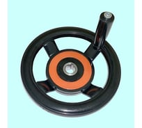 Маховик TLX 200x20x49x6мм DxdxHxb с 4-мя спицами, бакелит с ручкой 70266