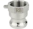 Камлок из нержавеющей стали Rusbelt A-150, 1 1/2" (38 мм) 00-00038620 4