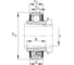 Подшипник BS Bearing UK205-H 0192661008560 2