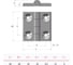 Петля Ergofutura EF12.K07/4-NI-60-60-A-SR 2