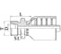 Фитинг Harrison DKO-L (Ш) DN10 22х1.5 15 HRH-DKOL(M)-DN10-22x1.5-15 2