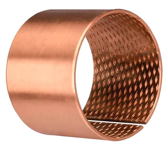 Втулка скольжения ISKRA с выемками под смазку KU1010 090, KU1010090-ISKRA