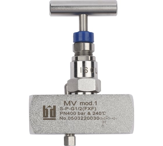 Вентиль маном. BD тип MV, 1/2NPT(вну) - М20х1.5(вну) 1901889