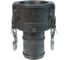 Камлок TITAN LOCK 3in типа С, розетка с хвостовиком (полипроп.) TL300CPP 1
