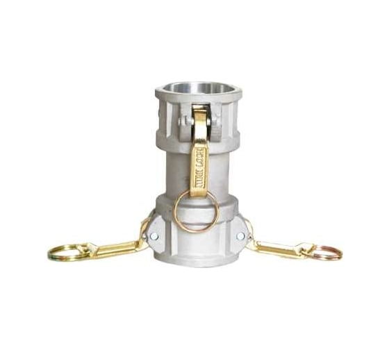 Камлок TITAN LOCK типа DD (переходник розетка 2" х розетка 2"), алюминий, TL200DDAL 1